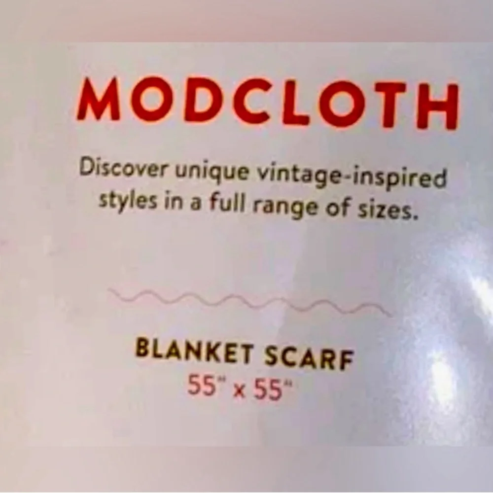 ModCloth tartan plaid blanket wrap/scarf/shawl - Picture 16 of 17